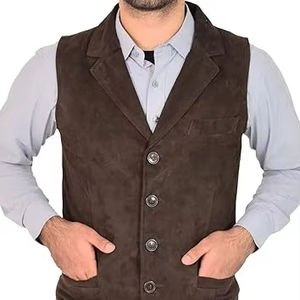 Chaleco de Cuero de Diseño Personalizado de Alta Calidad para Hombre, Estilo Motociclista, Hecho en Pakistán, Chalecos de Nuevo Estilo Hechos a Medida - Product Image 1