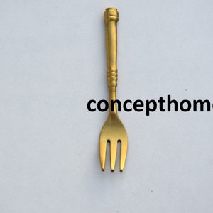 Cubiertos de latón con acabado mate y aptos para uso alimentario con mango con diseño de pájaros, juego de cubiertos de acero espejado lacado. - Product Image 6