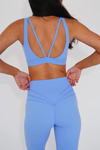 Conjunto Deportivo de Leggings y Sujetador Deportivo para Mujer, Leggings de Cintura Alta, Ropa Deportiva para Gimnasio, Conjunto de 2 Piezas - Product Image 5