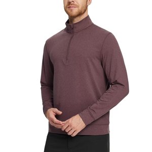 Nouveautés OEM – Sweat-shirt à col zippé 1/4 pour homme – Pull molletonné à capuche - Product Image 3