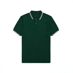 2026 Summer New Men's Striped Breathable Cotton Quick Dry for Shirt Business Casual <b>Short</b> Sleeve Back Neck Customized Printed - Product Image 2