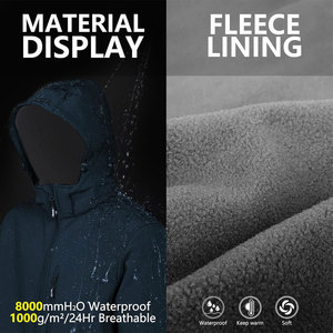 Chaqueta Cortavientos de Lona Ligera con Capucha para Invierno, Precio Razonable, Duradera, de Alta Calidad, Impermeable, Ecológica, 100% para Hombre - Product Image 4