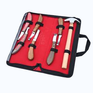 Kit de herramientas de herrador: Martillo de forja, Cuchillo para pezuñas de hoja estrecha desmontable grande, Cuchillo clásico para abscesos de doble filo en D - Product Image 1