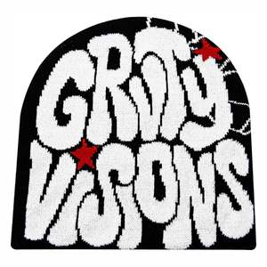 Gorros de Punto Acrílicos Y2K con Diseño de Moda al por Mayor, Gorro con Estampado Completo Gravity Visions - Product Image 6