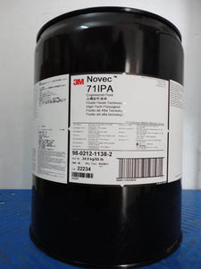3M ™   Novec ™   Lubrifiant industriel technique 71IPA, agent de nettoyage, rinçage et séchage, seau de 1 gallon, original USA - Product Image 4