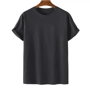 T-shirt décontracté premium pour homme, manches courtes, coton doux, respirant, tenue estivale confortable et élégante pour tous les jours - Product Image 1