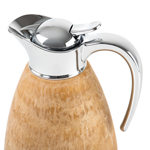 Decorative Stainless Steel <b>Tea</b> <b>Pot</b> With Meena Printed Motif Traditional Stylish Serving Kettle For Gifting Purpose - Product Image 4