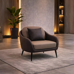 Fauteuil inclinable confortable avec dossier réglable, rembourrage de qualité supérieure, mobilier de maison, ensemble de canapés en cuir - Product Image 2