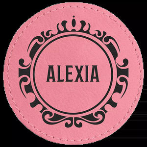 Patchs en similicuir vierges de haute qualité, personnalisables, en forme de fleur, avec logo adhésif, pour chapeaux - Product Image 4