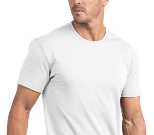 เสื้อยืดคอตตอนทรงยาวสำหรับผู้ชาย พร้อมดีไซน์ทันสมัยแบบสวมใส่สบายและตัวเลือกการปรับแต่งแบรนด์ส่วนตัว - Product Image 3