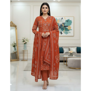 Conjunto de 3 Camisas de Algodón Dhabu con Estampado de Laxmi Lifestyle, Calidad de Exportación, Ropa Tradicional India para Mujer, Lavable, para Bodas y Fiestas - Product Image 1