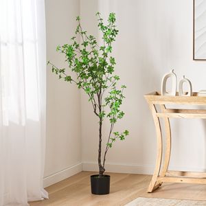 Albero Artificiale di Enkianthus da 59 Pollici, Grande Decorazione per la Casa e Regalo di Benvenuto, Piante di Alta Qualità - Product Image 3