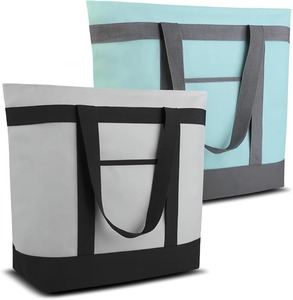 Bolsas Térmicas para Comestibles, Bolsas Reutilizables Grandes con Cierre, Bolsas de Compras Térmicas a Prueba de Fugas para Entrega de Alimentos, Playa - Product Image 4