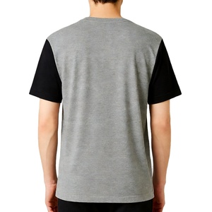 Premium Quality Cotton Men's Casual Jersey O-Neck <b>T</b>-<b>Shirt</b> Front Customized Design Soft Breathable 210g Plain Dyed Fabric Needle - Product Image 3