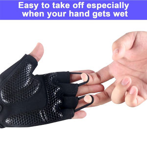 Guantes de Ciclismo para Hombre, para Ciclismo de Montaña, con Almohadilla de Gel Absorbente de Impactos, Antideslizantes en la Palma, Material de Spandex Ultra Transpirable, para Deportes y Gimnasio - Product Image 5