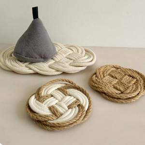 Salvamanteles de Cuerda de Algodón, Resistente al Calor, para Mesa de Comedor y Cocina - Product Image 2