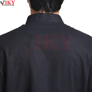 Uniforme d'arts martiaux de qualité supérieure, fabrication directe en usine, vente en gros personnalisée, noir et blanc, uniforme traditionnel de Kung Fu - Product Image 6