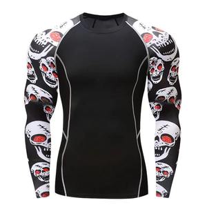 Rashguard personnalisé à manches longues pour combattants MMA, maillot de compression léger et respirant pour BJJ Jiu Jitsu et grappling - Product Image 5