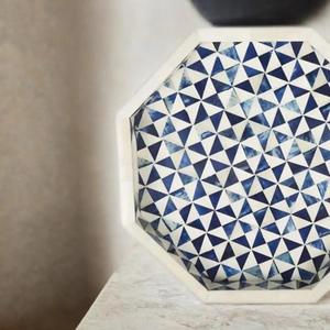 Plateau Feng Shui de Luxe Fait Main Écologique avec Incrustations en Os – Design Décoratif Élégant, Qualité Supérieure pour la Maison et la Cuisine (Idéal pour Servir) - Product Image 4