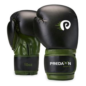 Gants d'entraînement de boxe de kickboxing en cuir professionnel Dragonne réglable Logo personnalisé antidérapant Tailles 12oz OEM ODM pour adultes - Product Image 1