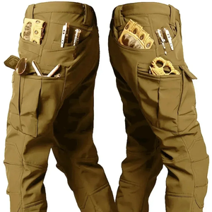 Vêtements de travail tactiques d'hiver en camouflage unisexe, en velours côtelé imperméable et respirant, multi-poches, coupe-vent, pour activités de plein air - Product Image 5