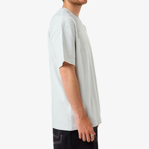 เสื้อยืดลำลองผู้ชาย ผ้าฝ้าย 100% ทรงหลวม โอเวอร์ไซส์ ลายสก็อต ใส่สบาย ระบายอากาศได้ดี แห้งเร็ว รับสกรีนโลโก้แบบดิจิตอล - Product Image 4