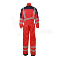 Combinaison de travail de sécurité pour hommes, résistante aux intempéries, respirante, à séchage rapide, en polyester, réfléchissante, haute visibilité