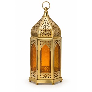 Lanterne marocaine en laiton poli, grande taille, vente en gros - Aqdus Saleem - Product Image 1