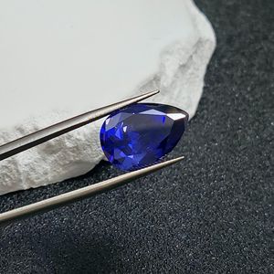 Zafiro natural facetado en forma de pera, corte de lágrima, zafiro suelto en varios tamaños para joyería al por mayor. - Product Image 4