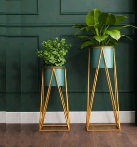 Classic Powder Coated Metal Flower Pots Planters <b>Stand</b> Custom made Planter <b>Stand</b> for Home Hotel Restaurant Decor - Product Image 3