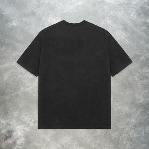 Camisetas Personalizadas de Algodón Grueso con Pedrería, Estilo Urbano, Lavado Ácido de Alta Calidad, Diseño Gráfico Vintage, Holgadas, para Hombre - Product Image 5