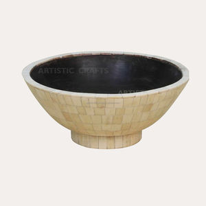 Nouveau style de sculpture à la main en incrustation d'os plat de service jetable écologique bol fournisseur d'usine prix d'inspiration japonaise - Product Image 4