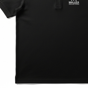 Heavy Fabric Men Polo Shirt 240gsm Pique Cotton Custom Logo Embroidery High End Business Uniform Polo Shirts For Men - Product Image 2