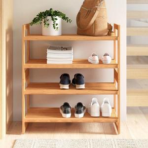Zapatero de Madera Maciza Moderno con Taburete, Mueble Zapatero para Sala de Estar, Ideal para Entrada o Dormitorio - Product Image 1