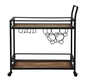 White Marble Base 3 Tier Golden Hotel <b>Trolley</b> & Cart For Easy <b>Serving</b> Use Coffee Food With 4 Wheels Hotel <b>Trolley</b> & Cart - Product Image 6