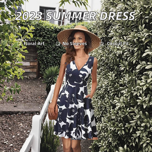 ชุดเดรสแขนกุดเซ็กซี่สำหรับผู้หญิงชุดเดรสแขนกุดเปิดไหล่บางยาวถึงพื้นแบบลำลองสำหรับฤดูร้อน - Product Image 3