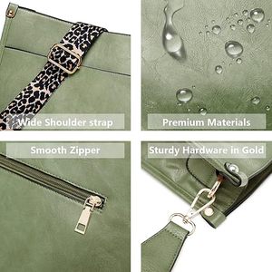 Women Handle Shoulder <b>Handbag</b> <b>Medium</b> Synthetic Leather for Daily Shopping - Product Image 6