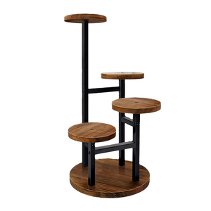 4-Tier Metal Plant Stand Indoor Heavy-Duty Tall Potted Planter Display Shelf for Living Room and Balcony Flower Pot <b>Rack</b> Corner - Product Image 2