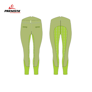 Equipo Ecuestre Profesional, Leggings Negros Personalizados para Montar a Caballo, Pantalones de Equitación Transpirables - Product Image 1