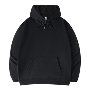 Sudadera con capucha personalizada de peso pesado para hombre, de forro polar liso, estilo holgado, para ropa urbana, color morado, para gimnasio - Product Image 3