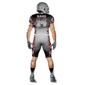 Production de petits lots Expédition rapide Ensembles d'uniformes de club de vêtements de sport de différentes tailles Maillot de football américain à sublimation initiale personnalisée - Product Image 6