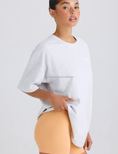 Women Oversize <b>Tshirt</b> O-Neck <b>Tshirt</b> In Cotton Jersey <b>Tshirt</b> Girl New Gym <b>Tshirt</b> In <b>Cheap</b> Price - Product Image 3