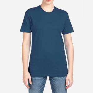 T-shirt unisexe bleu marine, t-shirts personnalisés Tri-blend Next Level - Product Image 2