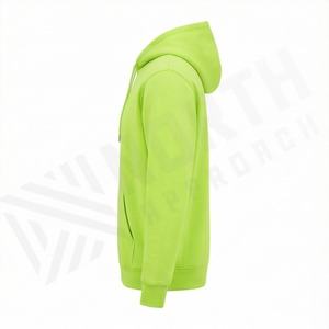 Sweat-shirts à capuche personnalisés en coton épais 100 % pour hommes, avec cordon de serrage et poche, en tissu uni, imprimés par le créateur, pour l'hiver - Product Image 3