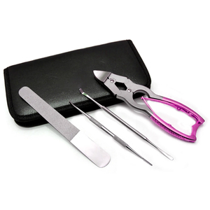 Kit de herramientas de podología para cirugía de uñas gruesas, juego de pedicura de acero inoxidable de alta calidad al mejor precio con estuche, instrumentos de podología - Product Image 1
