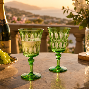 Copas de Cóctel Transparentes de Borosilicato Hechas a Mano de 270 ml, Copas de Martini y Margarita Sin Plomo, Cristalería Reutilizable al por Mayor - Product Image 1