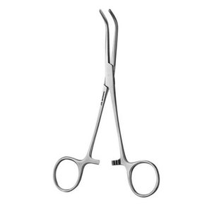 Pinzas para Ducto Biliar de Grado Quirúrgico de Alta Calidad, 6.125 Pulgadas de Largo, No Estériles, con Bloqueo de Trinquete, Curvas, Equipo Médico para Microcirugía - Product Image 4