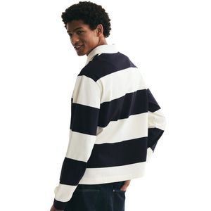 Men's Regular Fit Cotton Rugby Polo Shirt Long Sleeve <b>Classic</b> Collared Casual Sportswear Custom OEM ODM Manufacturer - Product Image 2