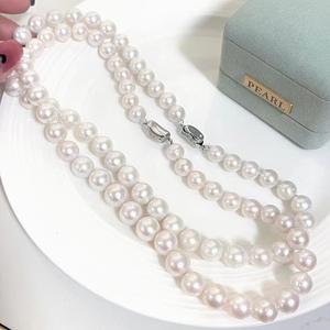 Collar Edison de Agua Dulce con Cierre Universal para Pezón, Lujoso y Ligero, con Colgante de Perla S925 y Cadena Resistente para Clavícula - Product Image 1