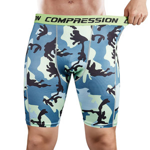Breathable <b>Men</b> <b>Compression</b> <b>Shorts</b> With Stretch Fabric For Running And Yoga Custom Logo <b>Men</b> <b>Compression</b> <b>Shorts</b> OEM Service - Product Image 3
